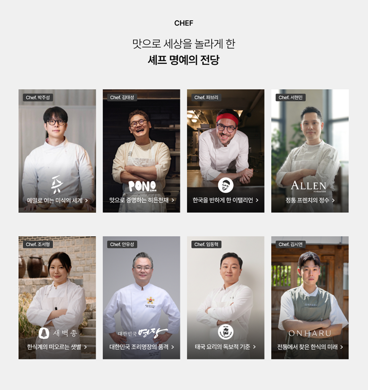 셰프 명예의 전당