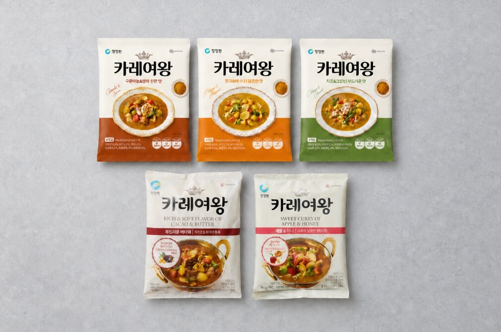 크리에이티브 AI로 구성한 청정원 카레여왕 상품 썸네일