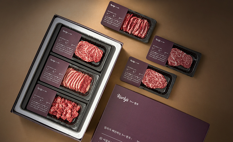 [Kurly Only] 10만 원대 한우, Kurly's 1++ 등심&갈비&차돌박이 세트
