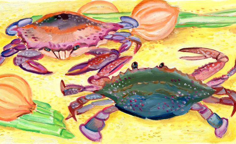 [제철 그림 편지] 9월의 꽃게