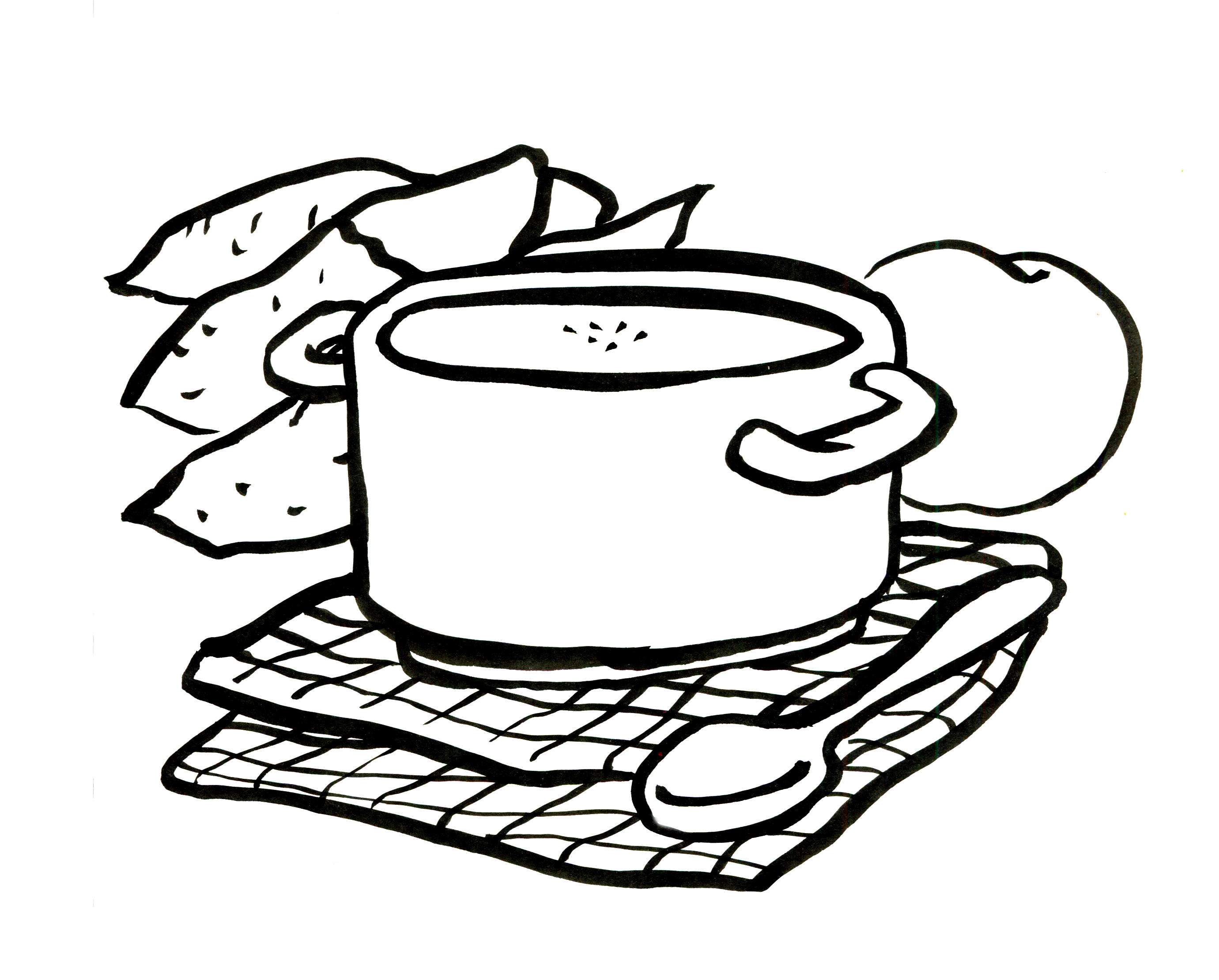 Oct sweet potato apple soup